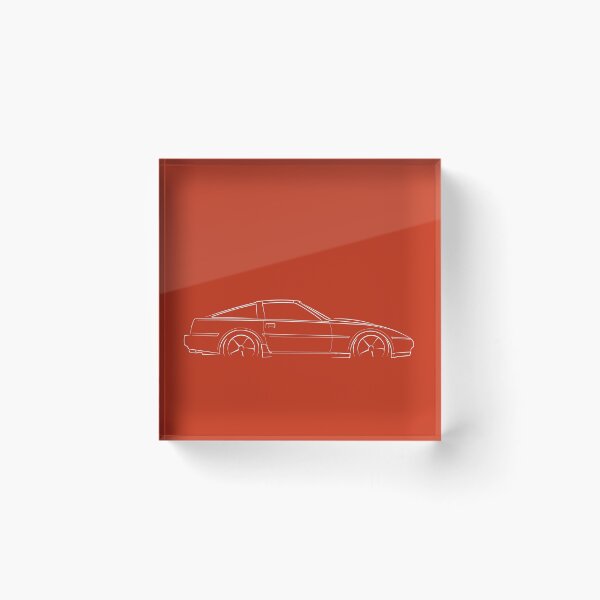 Item preview, Nissan 300ZX Fairlady Z - profile stencil, white designed and sold by mal-photography.