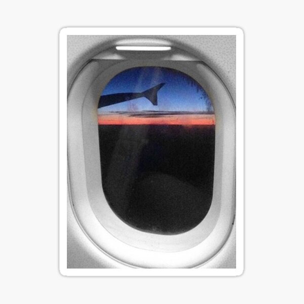 Airplane Window Sticker