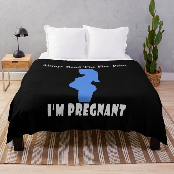 Item preview, Always Read The Fine I'm Pregnant  designed and sold by Bouchfashions.
