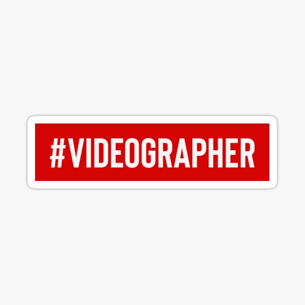 Artikel-Vorschau von Hashtag Videographer, designt und verkauft von Louie Visuals.
