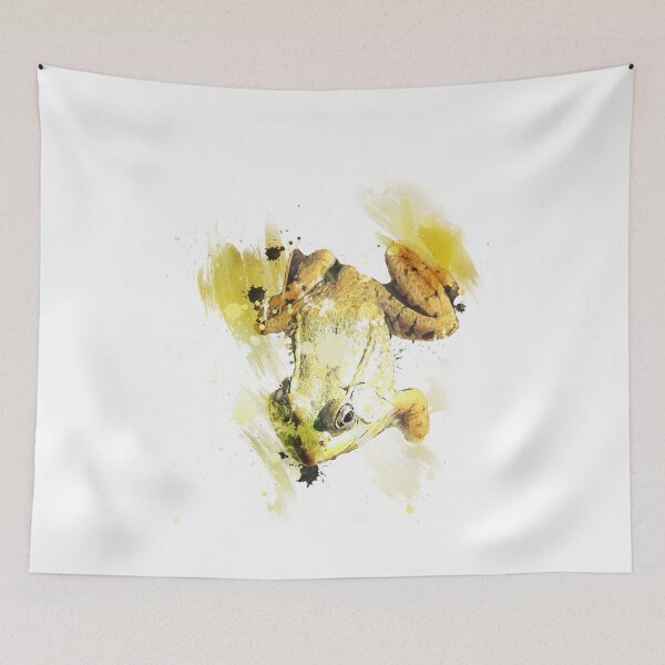 Item preview, Watercolor yellow frog designed and sold by KAFDESIGN.