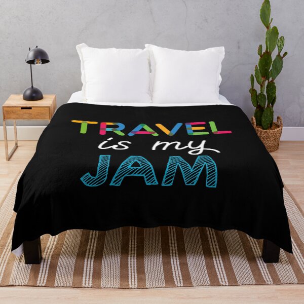 Item preview, Travel is my Jam. Funny Travel Design designed and sold by Custom365.
