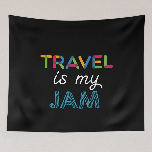 Item preview, Travel is my Jam. Funny Travel Design designed and sold by Custom365.