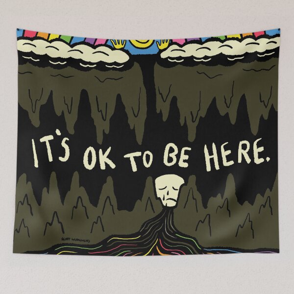 Item preview, It's OK To Be Here designed and sold by Callmejohn.