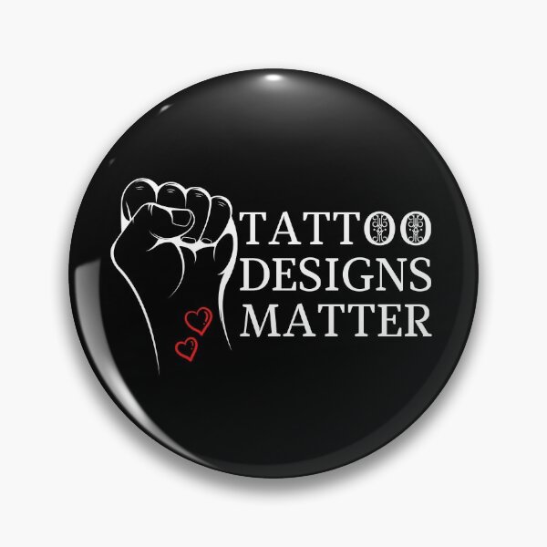 Item preview, Tattoo Designs Matter (white letters) designed and sold by ColdCityDesign.