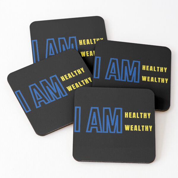 Item preview, I Am Healthy, I Am Wealthy designed and sold by Dawooddart.