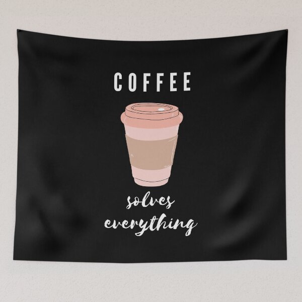 Item preview, Coffee solves everything designed and sold by NiceSign.
