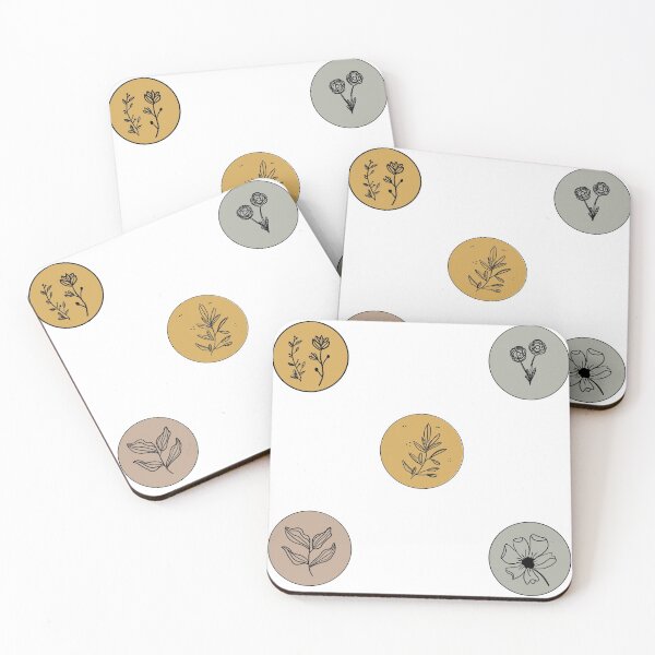 Item preview, Flower Sticker Pack (5 Stickers) designed and sold by OnlyAnArtist.