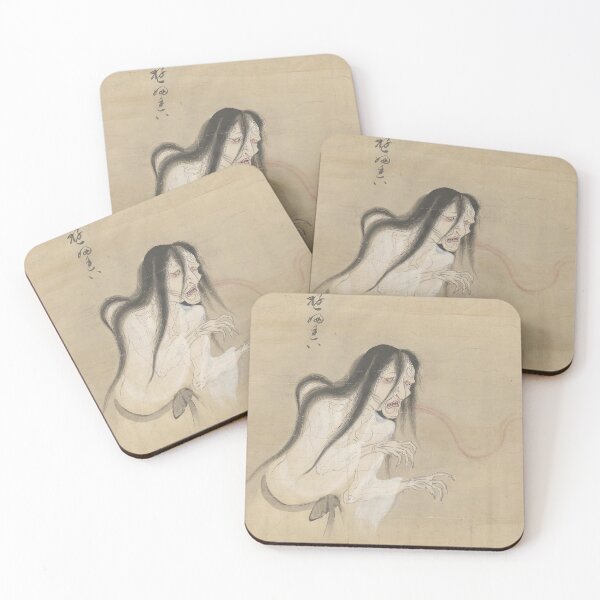 Item preview, Image of a yurei from Bakemonozukushie by Artist unknown designed and sold by IndieArtDream.