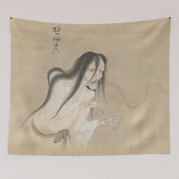 Item preview, Image of a yurei from Bakemonozukushie by Artist unknown designed and sold by IndieArtDream.