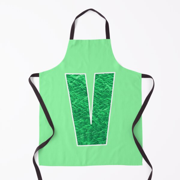 Item preview, Letter V - Green Water Wave Ocean Art designed and sold by dylanxh.