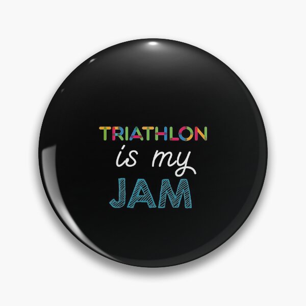 Item preview, Triathlon is my Jam. Funny Triathlon Design designed and sold by Custom365.