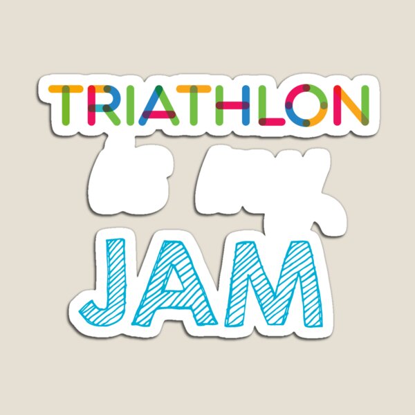 Item preview, Triathlon is my Jam. Funny Triathlon Design designed and sold by Custom365.