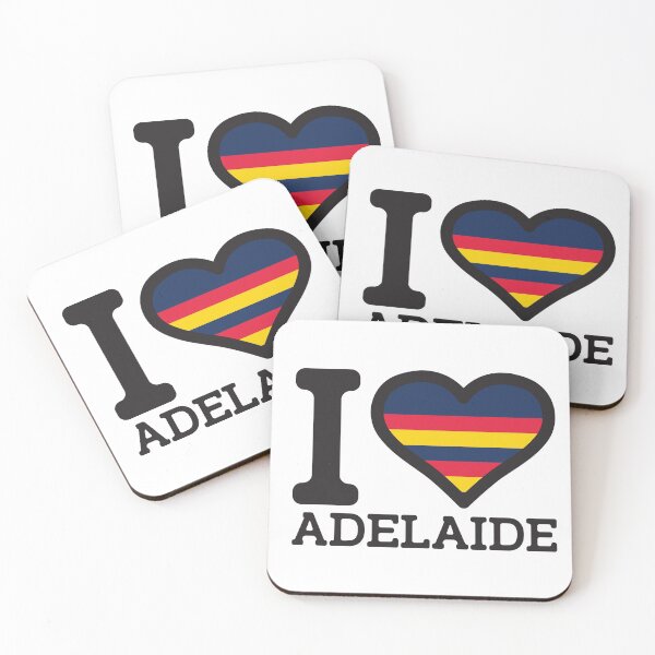 Item preview, “I love Adelaide” AFL & AFLW Inspired Apparels, Merchandise, T Shirts Leggings, Skirt, Mask, Apron designed and sold by Ink Inc.