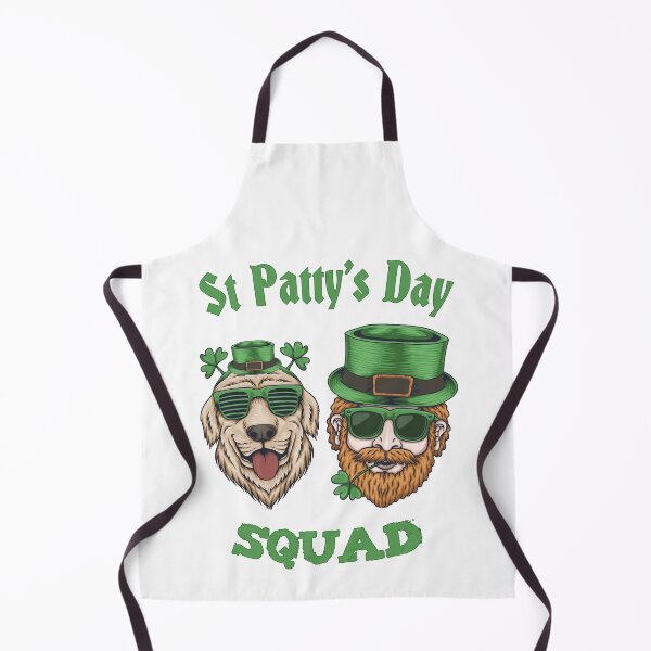 Item preview, Saint Patty's Day Cute Party Animals Happy Dog Lucky Leprechaun Party Squad designed and sold by RKA-Products.