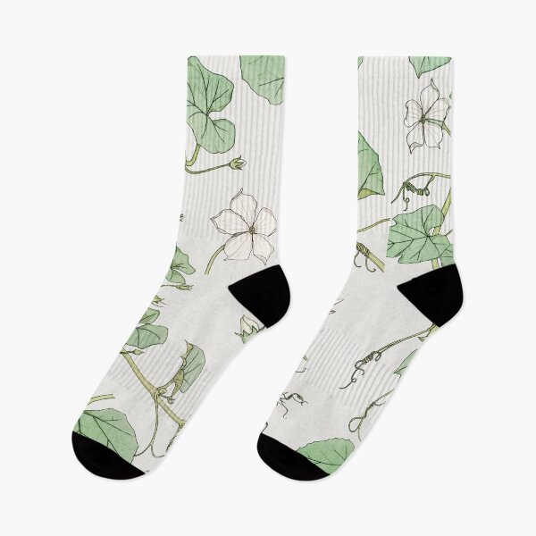 Item preview, Pretty Vintage Gourd White Flowers design - Verneuil designed and sold by Rachel Pile.