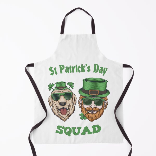 Item preview, Saint Patty's Day Cute Party Animals Happy Dog Lucky Leprechaun Party Squad designed and sold by RKA-Products.
