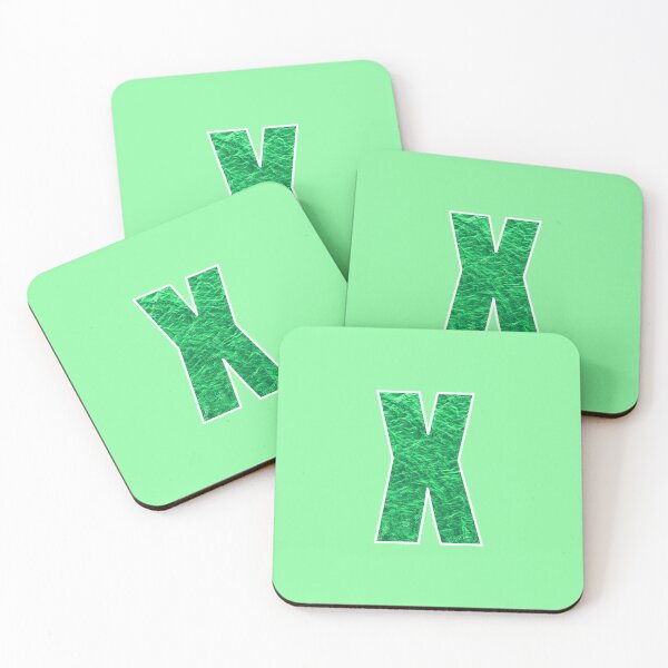 Item preview, Letter X - Green Water Wave Ocean Art designed and sold by dylanxh.