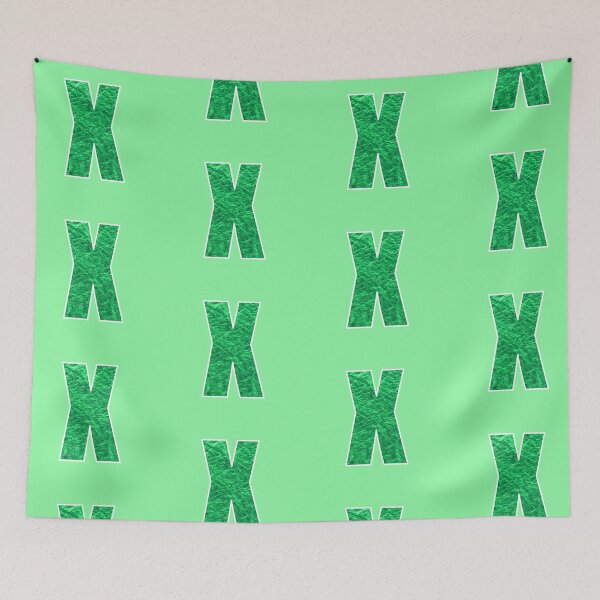 Item preview, Letter X - Green Water Wave Ocean Art designed and sold by dylanxh.