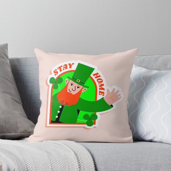 Item preview, stay home st patricks leprechaun lockdown quarantine designed and sold by Gossip Rag.