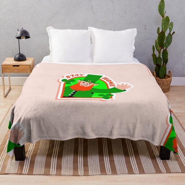 Item preview, stay home st patricks leprechaun lockdown quarantine designed and sold by Gossip Rag.