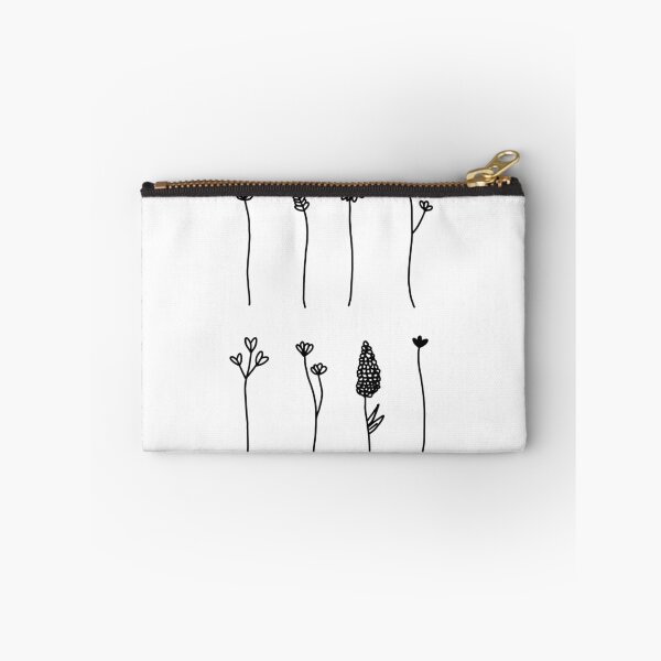 Item preview, Tall white and black flowers sticker pack designed and sold by megan1007.