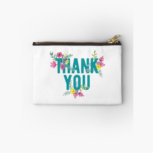 Item preview, Thank You and Florals designed and sold by Zentropik.