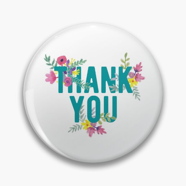 Item preview, Thank You and Florals designed and sold by Zentropik.