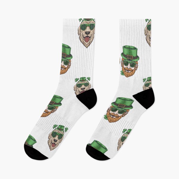 Item preview, Saint Patty's Day Cute Party Animals Happy Dog Lucky Leprechaun Party Squad designed and sold by RKA-Products.
