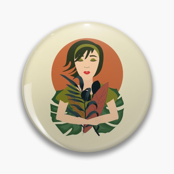 Item preview, Mother earth cute beauty with green hair holding the planet between her arms  designed and sold by SGS-.