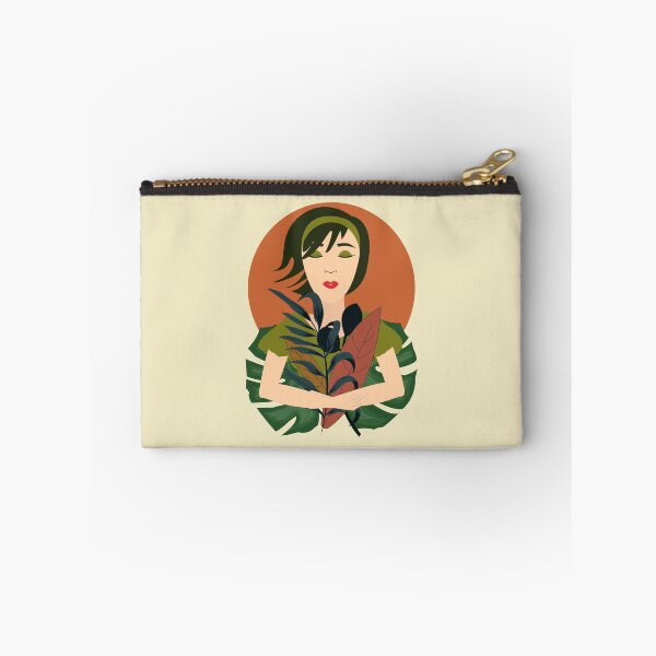 Item preview, Mother earth cute beauty with green hair holding the planet between her arms  designed and sold by SGS-.