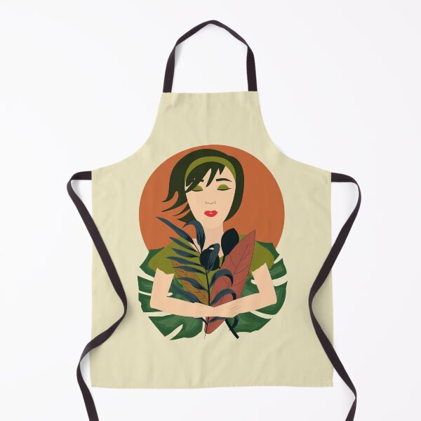 Item preview, Mother earth cute beauty with green hair holding the planet between her arms  designed and sold by SGS-.