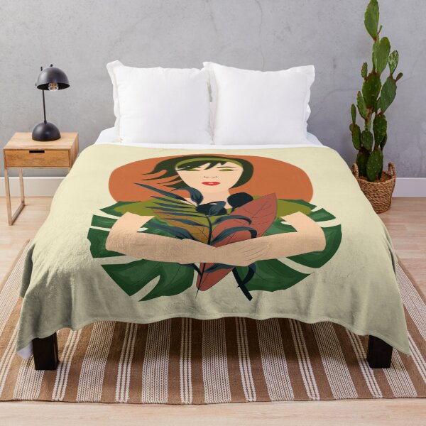 Item preview, Mother earth cute beauty with green hair holding the planet between her arms  designed and sold by SGS-.
