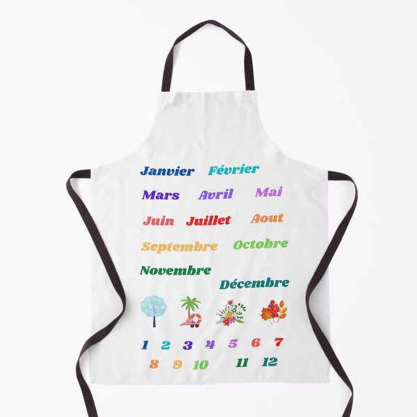 Item preview, the months of the year in french stickers for journal - learn french designed and sold by SpiralStairShop.