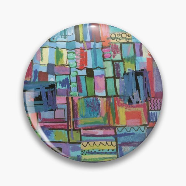 Item preview, Abstract Expresionism Brushy Geometric designed and sold by Leslie Rogers Todder.