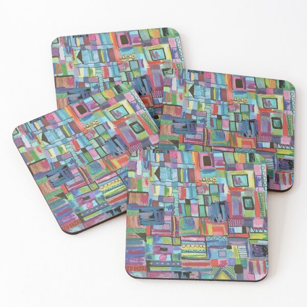 Item preview, Abstract Expresionism Brushy Geometric designed and sold by Leslie Rogers Todder.