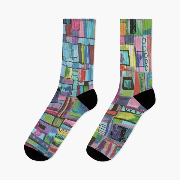 Item preview, Abstract Expresionism Brushy Geometric designed and sold by Leslie Rogers Todder.
