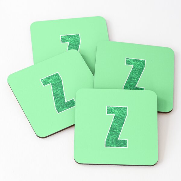 Item preview, Letter Z - Green Water Wave Ocean Art designed and sold by dylanxh.