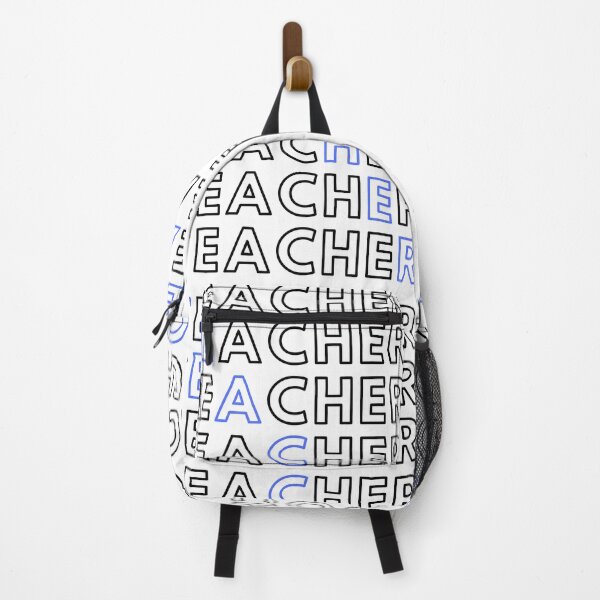 Item preview, Teacher  Job Simple Design in Black and Blue designed and sold by NamColors.