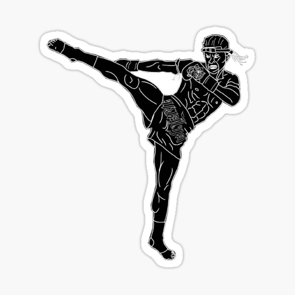 Item preview, Muay Thai Boxer designed and sold by MORIANO TATTOOS.