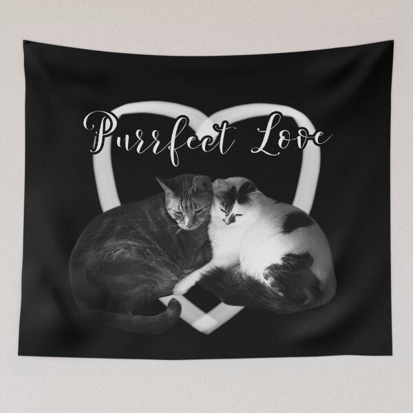 Item preview, Purrfect Love Cats Perfect Love Cats Cat Lover Valentine’s Cats designed and sold by Funtimedesign.