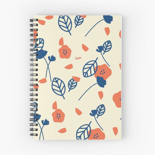 Item preview, Cream Blue Orange Pattern designed and sold by Casper-Designs.