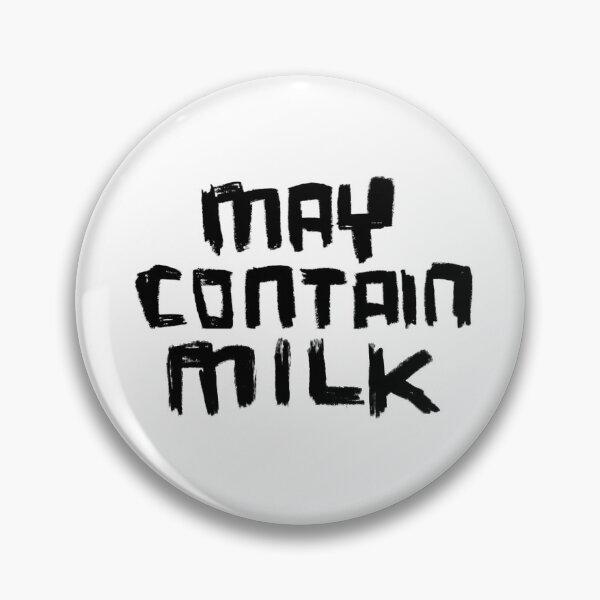 Item preview, Funny Warning May Contain Milk designed and sold by badlydrawnbabe.