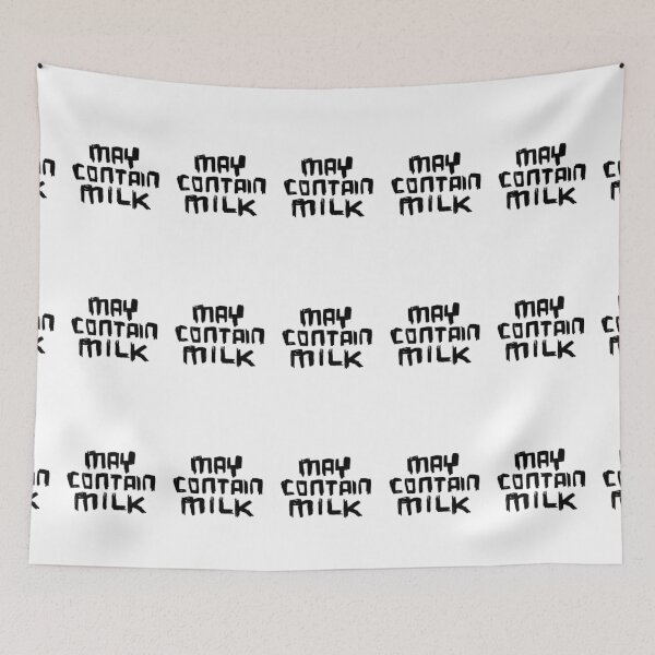 Item preview, Funny Warning May Contain Milk designed and sold by badlydrawnbabe.