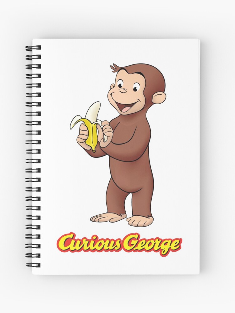 Cahier A Spirale Dessin Anime Curieux George Banana Series Par Agnezia14 Redbubble