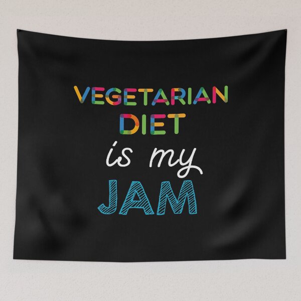 Item preview, Vegetarian Diet is my Jam. Funny Vegetarian Diet Design designed and sold by Custom365.