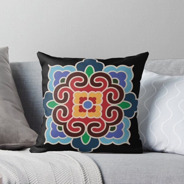 Item preview, Korean Traditional Beige Pattern Style 4 on Black BG designed and sold by FollowtheOrigin.