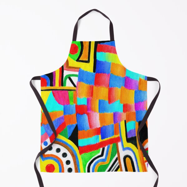 Item preview, Campi di gioia nel mio cuore (colorful abstract art) designed and sold by (b)ananartista SBUFF.