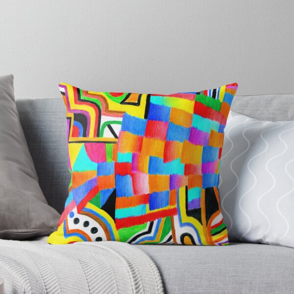Item preview, Campi di gioia nel mio cuore (colorful abstract art) designed and sold by (b)ananartista SBUFF.