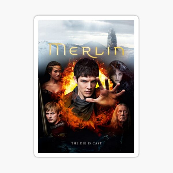 Vista previa del artículo con la obra «Póster Merlin», diseñado y vendido por BarrowmanAngel.
